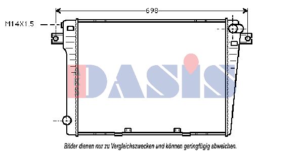 AKS DASIS radiatorius, variklio aušinimas 050820N